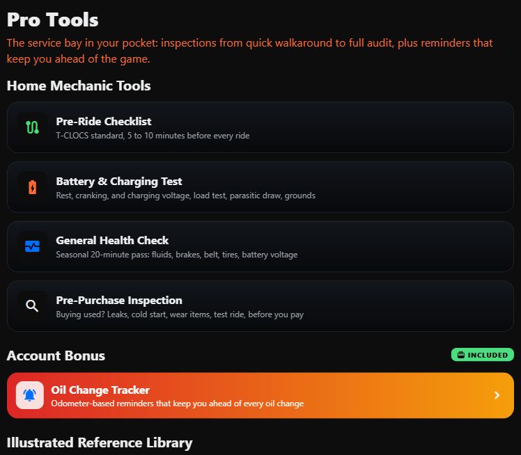 The live Home Mechanic Tools lineup